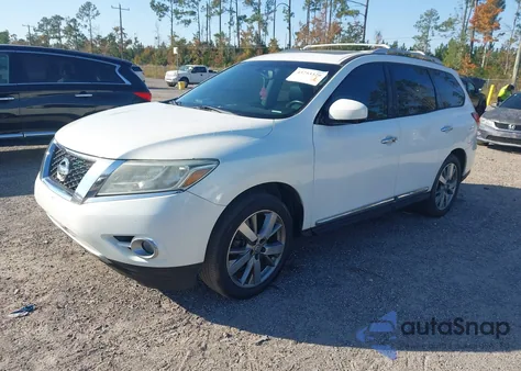 2013 Nissan Pathfinder Platinum из США, поврежденный, VIN 5N1AR2MM5DC660506